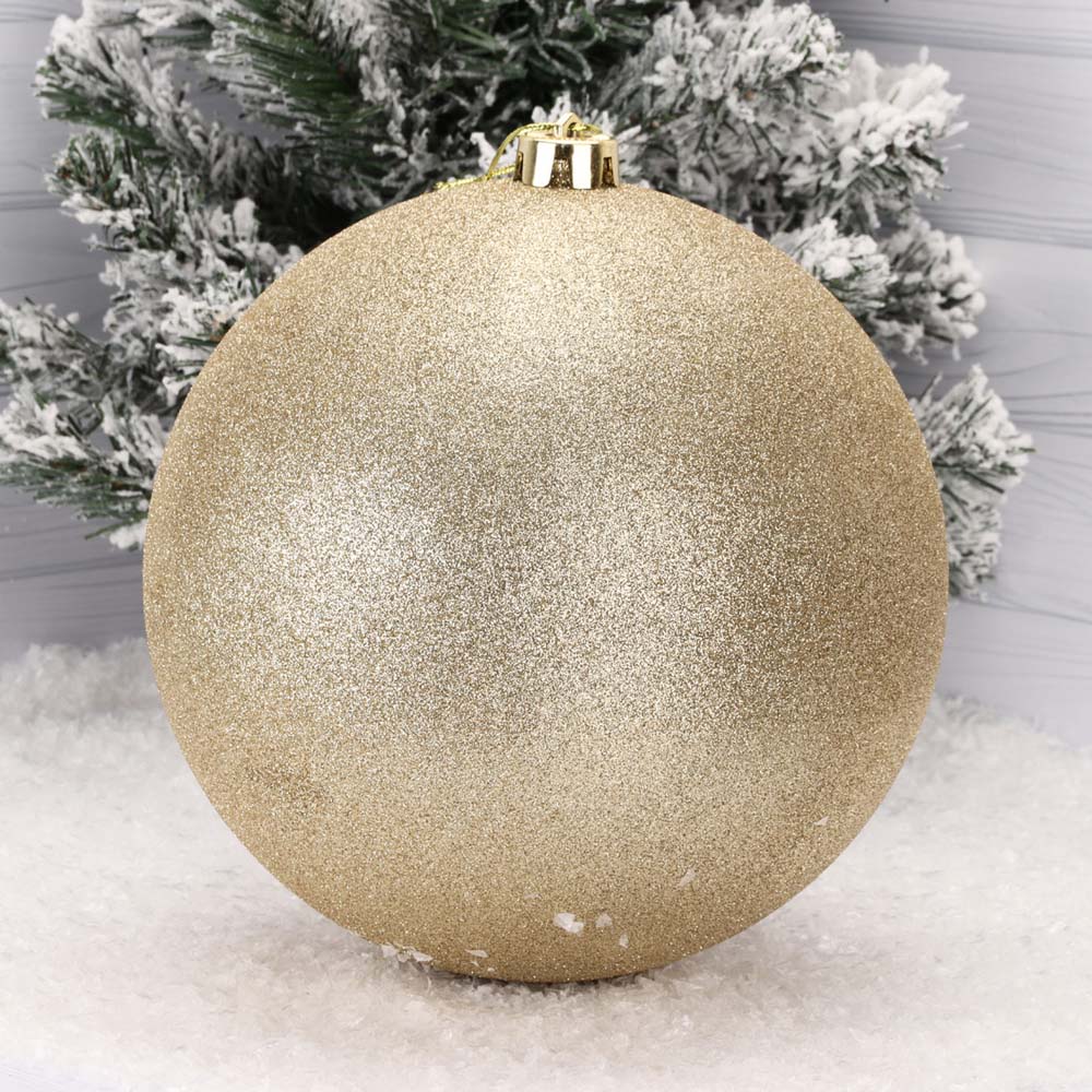 шар 20см "блеск" золото (пластик) Шар 20см "блеск" золото (пластик)