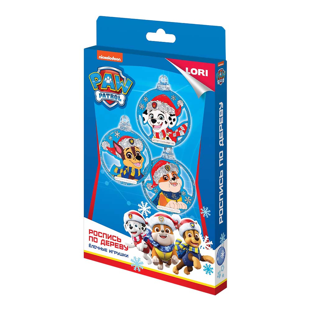 набор д/творч.роспись по дереву ёлочные игрушки "щенячий патруль. гончик, маршалл и крепыш" Набор д/творч.роспись по дереву ёлочные игрушки "щенячий патруль. гончик, маршалл и крепыш"