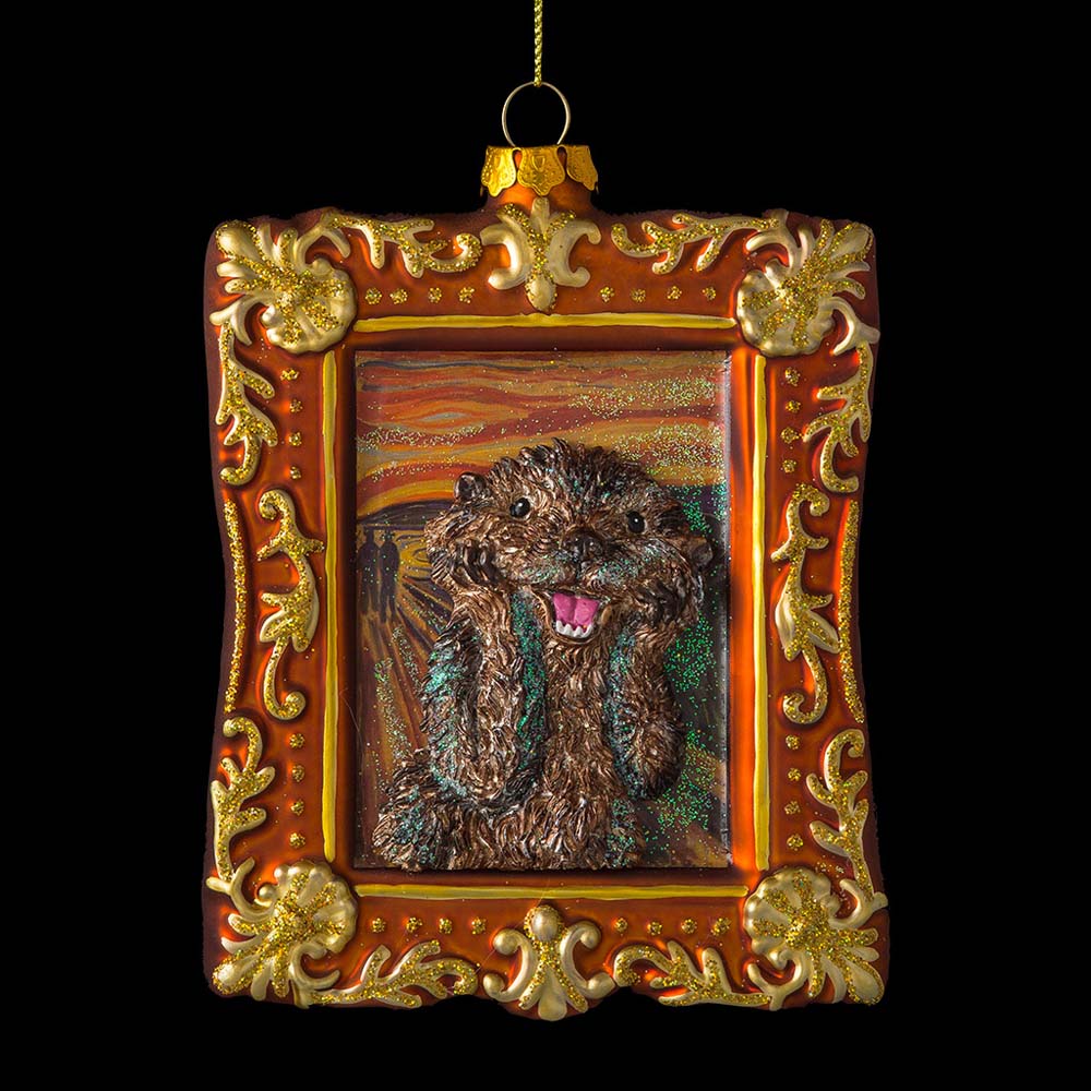 украшение "эдвард мунк" 14см (стекло) б/уп. Украшение "эдвард мунк" 14см (стекло) б/уп.