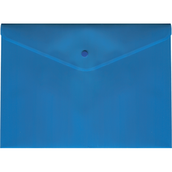 папка-конверт с кнопк. а3 180мк синяя Папка-конверт с кнопк. а3 180мк синяя