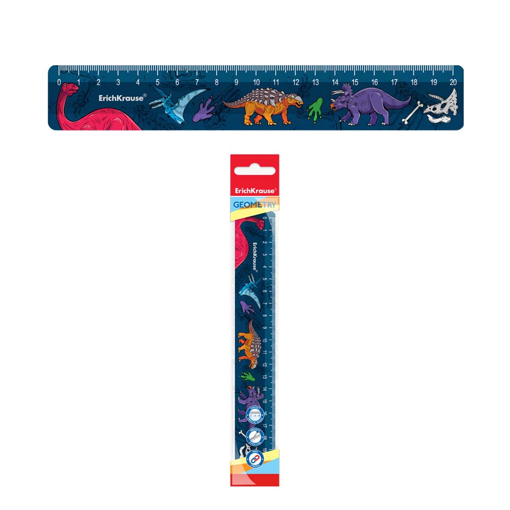 линейка erich krause "для мальчиков" 20см асс-т Линейка erich krause "для мальчиков" 20см асс-т