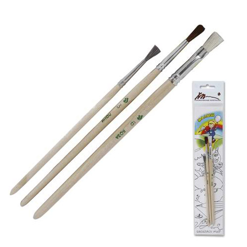 кисти в наборе "малыш" (3 шт. пони №2,пони №3,коза №6) Кисти в наборе "малыш" (3 шт. пони №2,пони №3,коза №6)