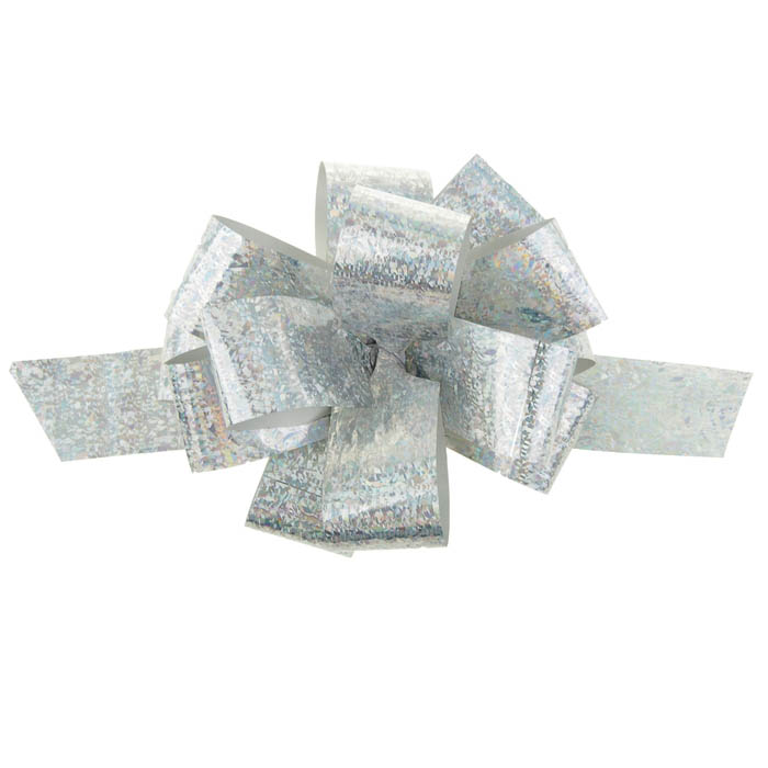 бант-шар №3 "голография" серебро Бант-шар №3 "голография" серебро