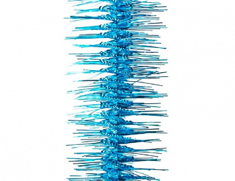 мишура "вьюга" голубая 7,5см 2,7м Мишура "вьюга" голубая 7,5см 2,7м