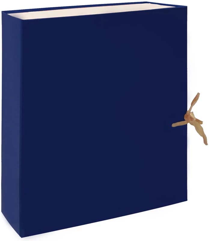 папка-короб архивная бумвинил 09 см 2 завязки синий, разборный Папка-короб архивная бумвинил 09 см 2 завязки синий, разборный