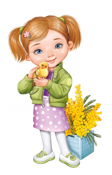 плакат "девочка с птичкой" а3 фигурный Плакат "девочка с птичкой" а3 фигурный