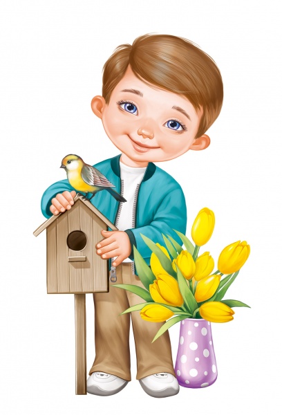 плакат "мальчик со скворечником" а3 фигурный Плакат "мальчик со скворечником" а3 фигурный