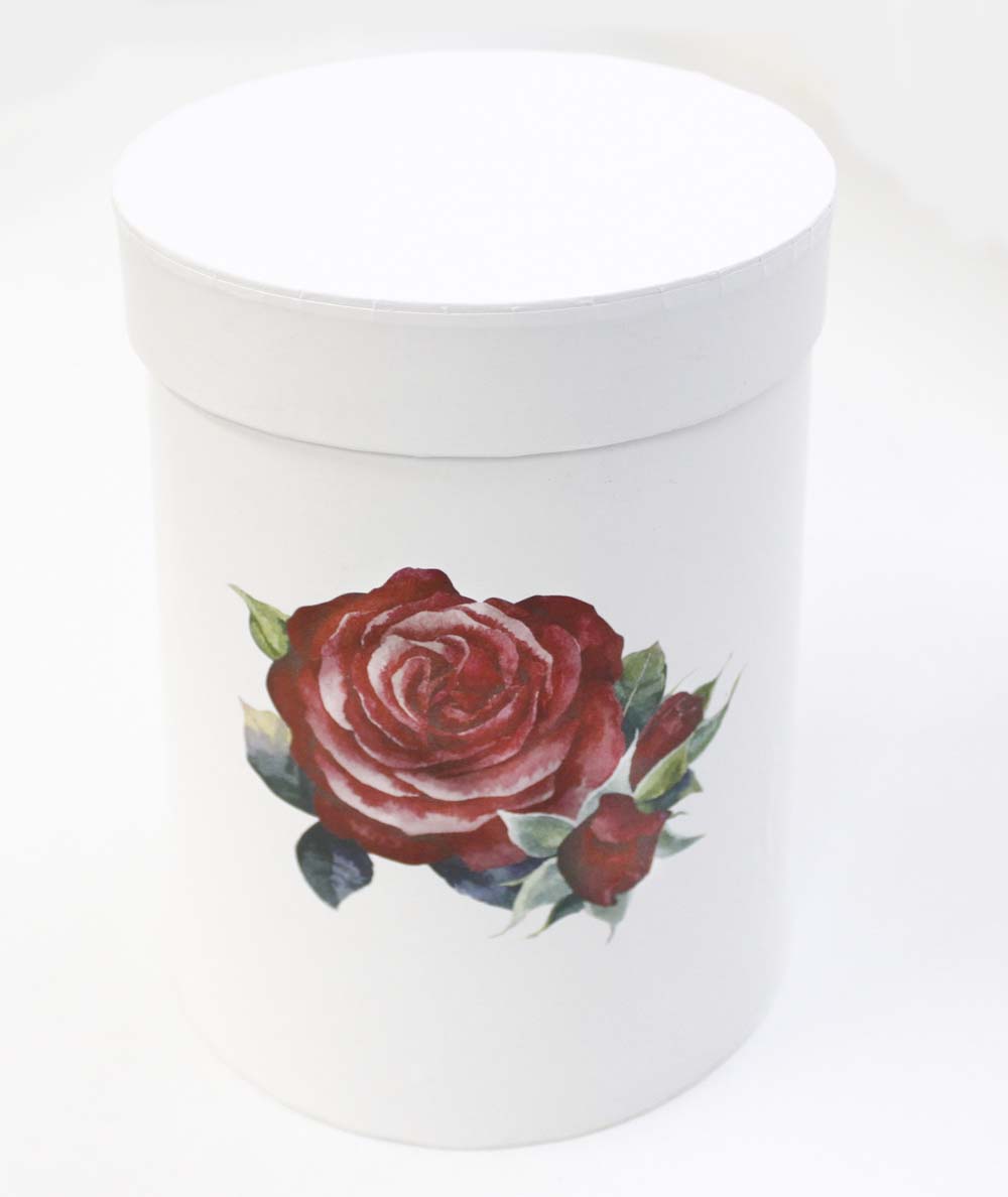 коробка подарочная цилиндр "самой лучшей" белый d13 17см Коробка подарочная цилиндр "самой лучшей" белый d13 17см