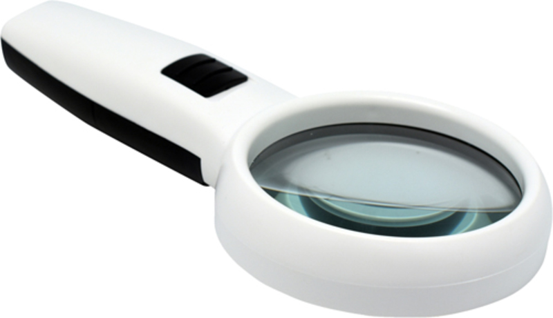 лупа d-95 мм 10-кратное увелич. "lamark" с подсветкой Лупа d-95 мм 10-кратное увелич. "lamark" с подсветкой