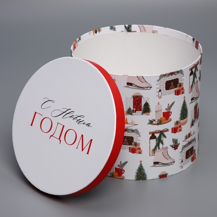 коробка "уютного нового года" 17,5х20см Коробка "уютного нового года" 17,5х20см