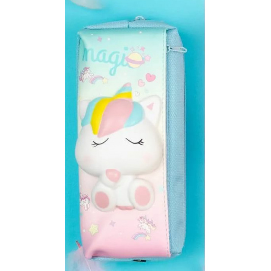 пенал-косметичка "magic unicor" мягкий 9х21х8 см. асс-т Пенал-косметичка "magic unicor" мягкий 9х21х8 см. асс-т