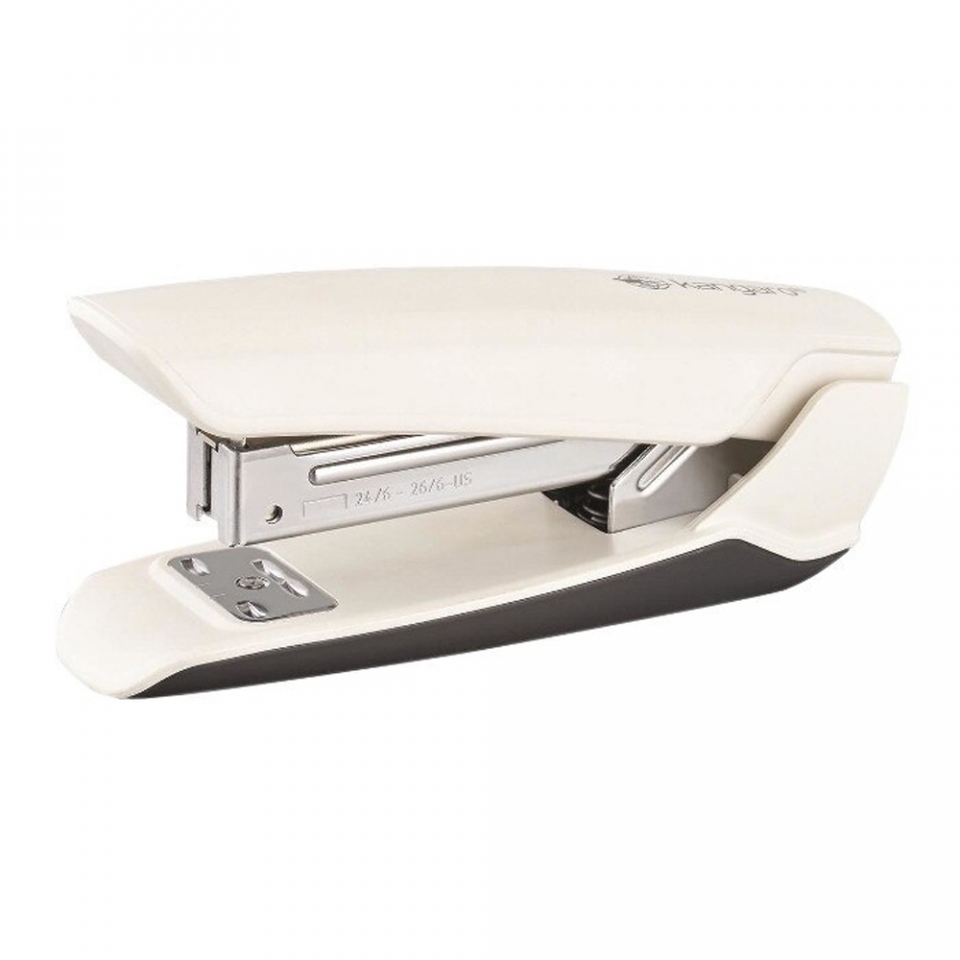 степлер №24/6 "kangaro" до 25л. "nowa-35" бежевый, 2 вида заж. Степлер №24/6 "kangaro" до 25л. "nowa-35" бежевый, 2 вида заж.