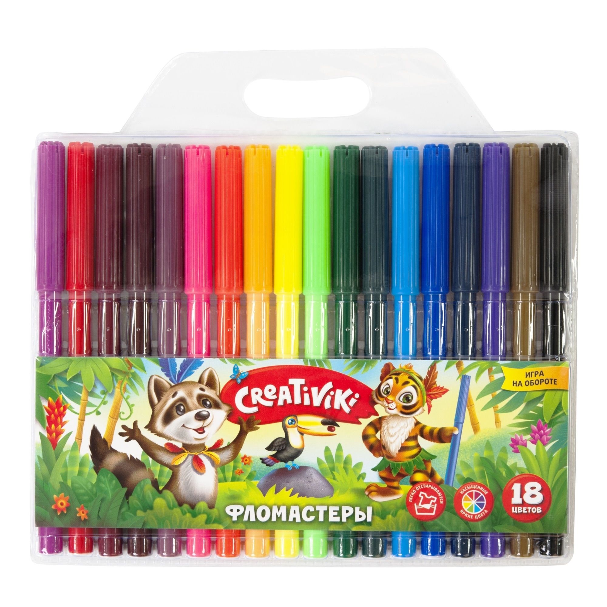 фломастеры "creativiki" 18 цв. Фломастеры "creativiki" 18 цв.
