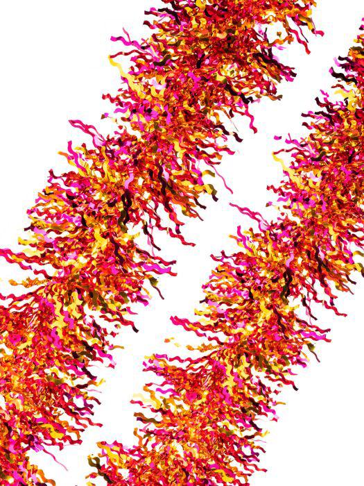 мишура золотой микс (9см, 2м) Мишура золотой микс (9см, 2м)