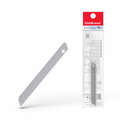 лезвия для ножа ек 9мм (10шт.) Лезвия для ножа ек 9мм (10шт.)