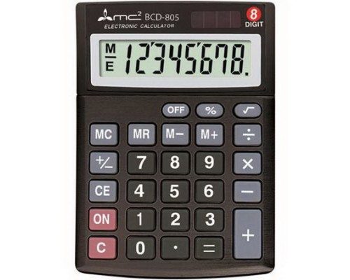 калькулятор настольный 8 разряд. mc2 bcd-805,102х137мм Калькулятор настольный 8 разряд. mc2 bcd-805,102х137мм