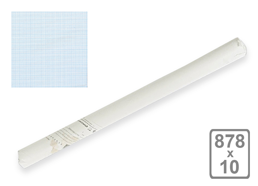 бумага масштабно-координатная рулон 878х10 голубая Бумага масштабно-координатная рулон 878х10 голубая