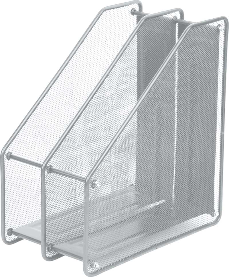 лоток для бумаг и папок 2 секц. металл. devente серый Лоток для бумаг и папок 2 секц. металл. devente серый