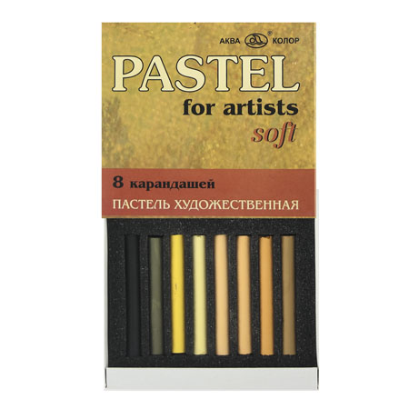 мелки пастельные 8цв. (аква-колор) Мелки пастельные 8цв. (аква-колор)