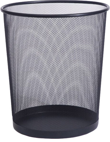 корзина д/бумаг "devente" круглая сетч. металл. черная (24x29,5x33,5см) Корзина д/бумаг "devente" круглая сетч. металл. черная (24x29,5x33,5см)
