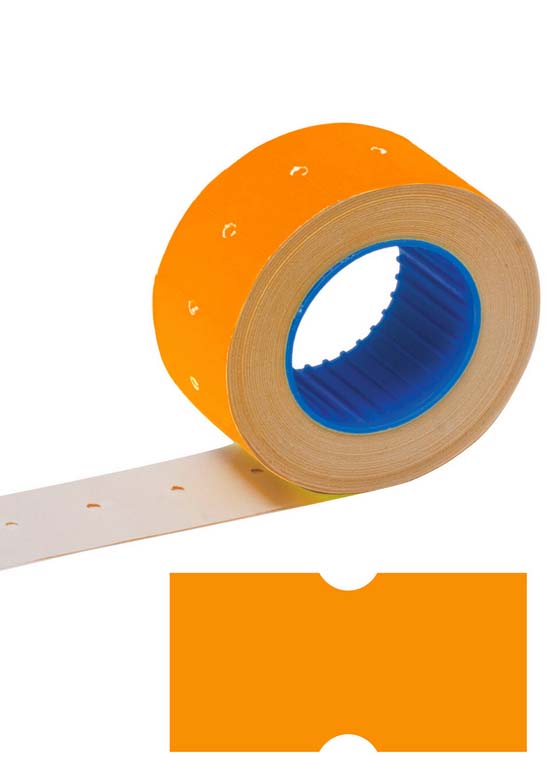 этикет-лента 21х12мм прямоугольная оранжевая 1000 эт. Этикет-лента 21х12мм прямоугольная оранжевая 1000 эт.