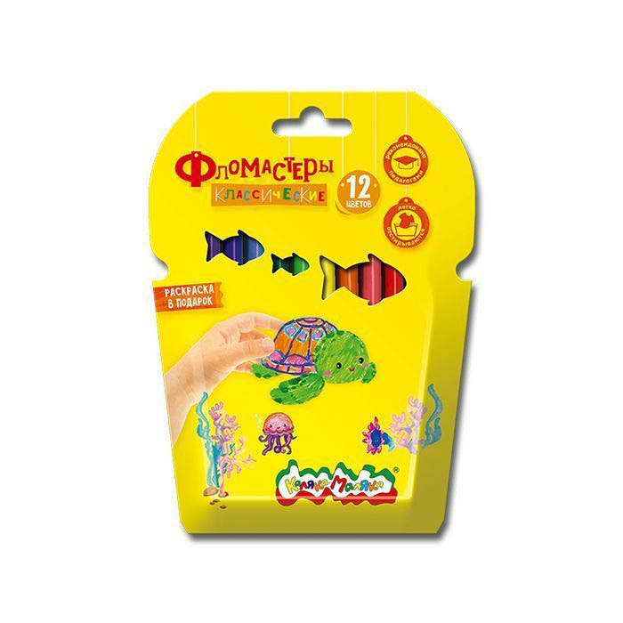 фломастеры "каляка-маляка" 12 цв. Фломастеры "каляка-маляка" 12 цв.