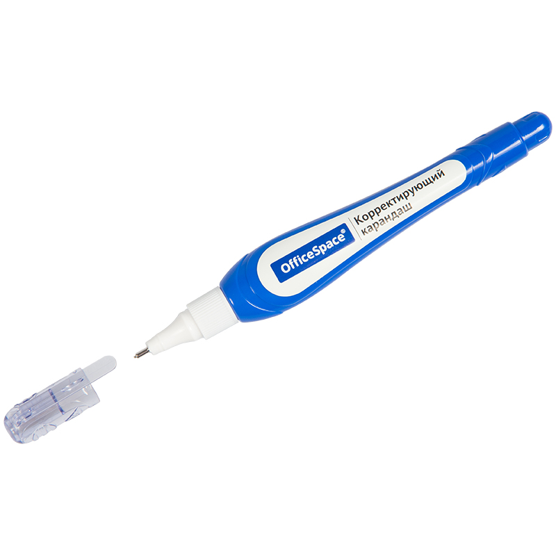 корректирующая ручка "officespace" с мет. наконеч. 5мл Корректирующая ручка "officespace" с мет. наконеч. 5мл