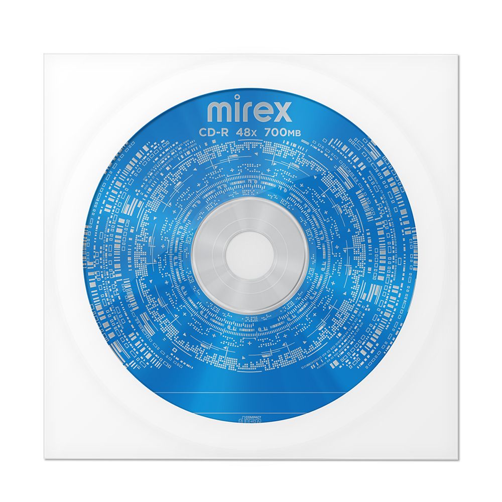 диск cd-r "mirex" standard 48x бумажный конверт Диск cd-r "mirex" standard 48x бумажный конверт