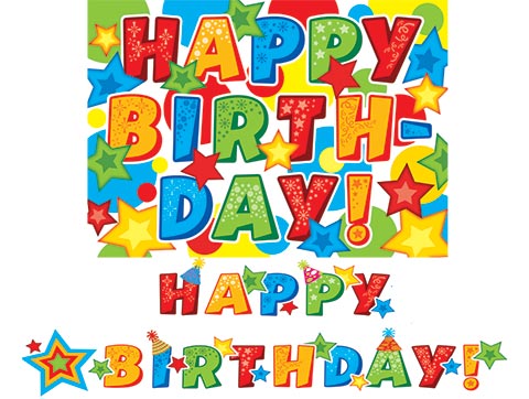 гирлянда "happy birthday" 2,2м Гирлянда "happy birthday" 2,2м