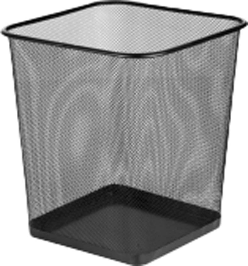 корзина д/бумаг "devente" квадратная метал. черная ( 27x20x30,5см) Корзина д/бумаг "devente" квадратная метал. черная ( 27x20x30,5см)