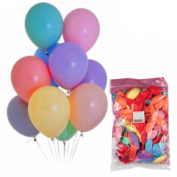 набор шаров возд. 10/25см 25шт devente "macaroon" пастель Набор шаров возд. 10/25см 25шт devente "macaroon" пастель