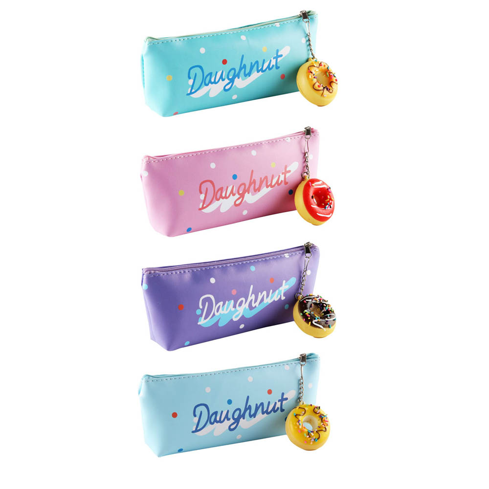 пенал-косметичка "donut" мягкий 8х21х4 см. асс-т Пенал-косметичка "donut" мягкий 8х21х4 см. асс-т
