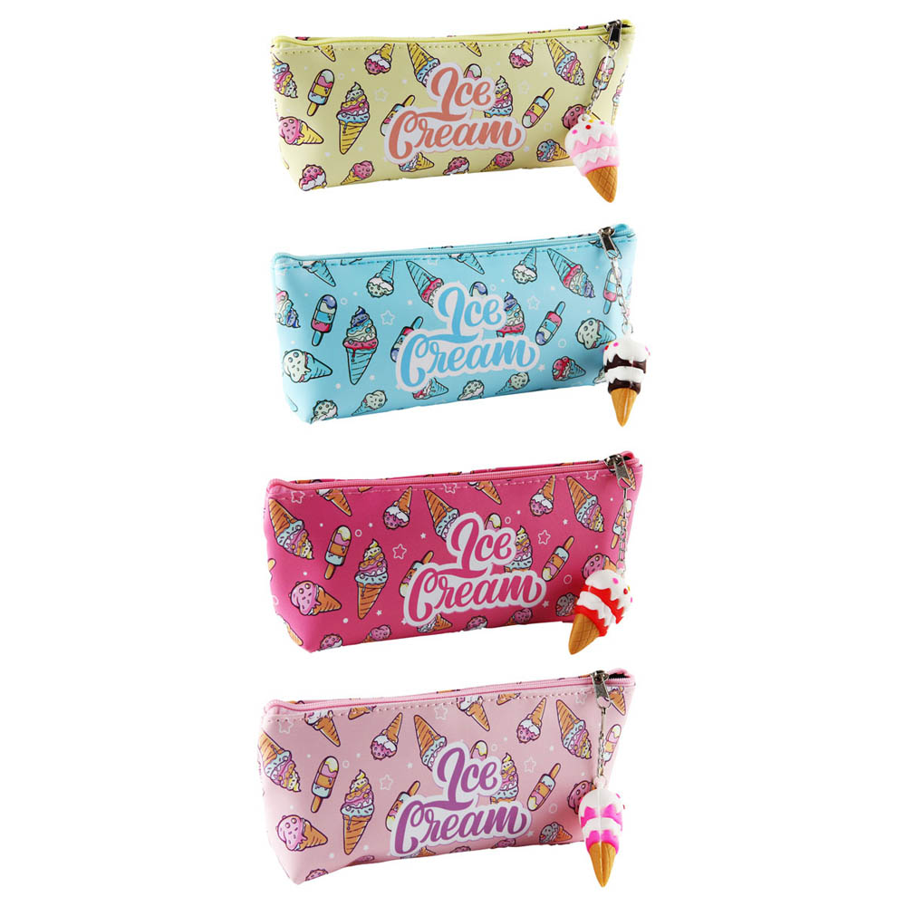пенал-косметичка "ice cream" мягкий 8х21х4 см. асс-т Пенал-косметичка "ice cream" мягкий 8х21х4 см. асс-т