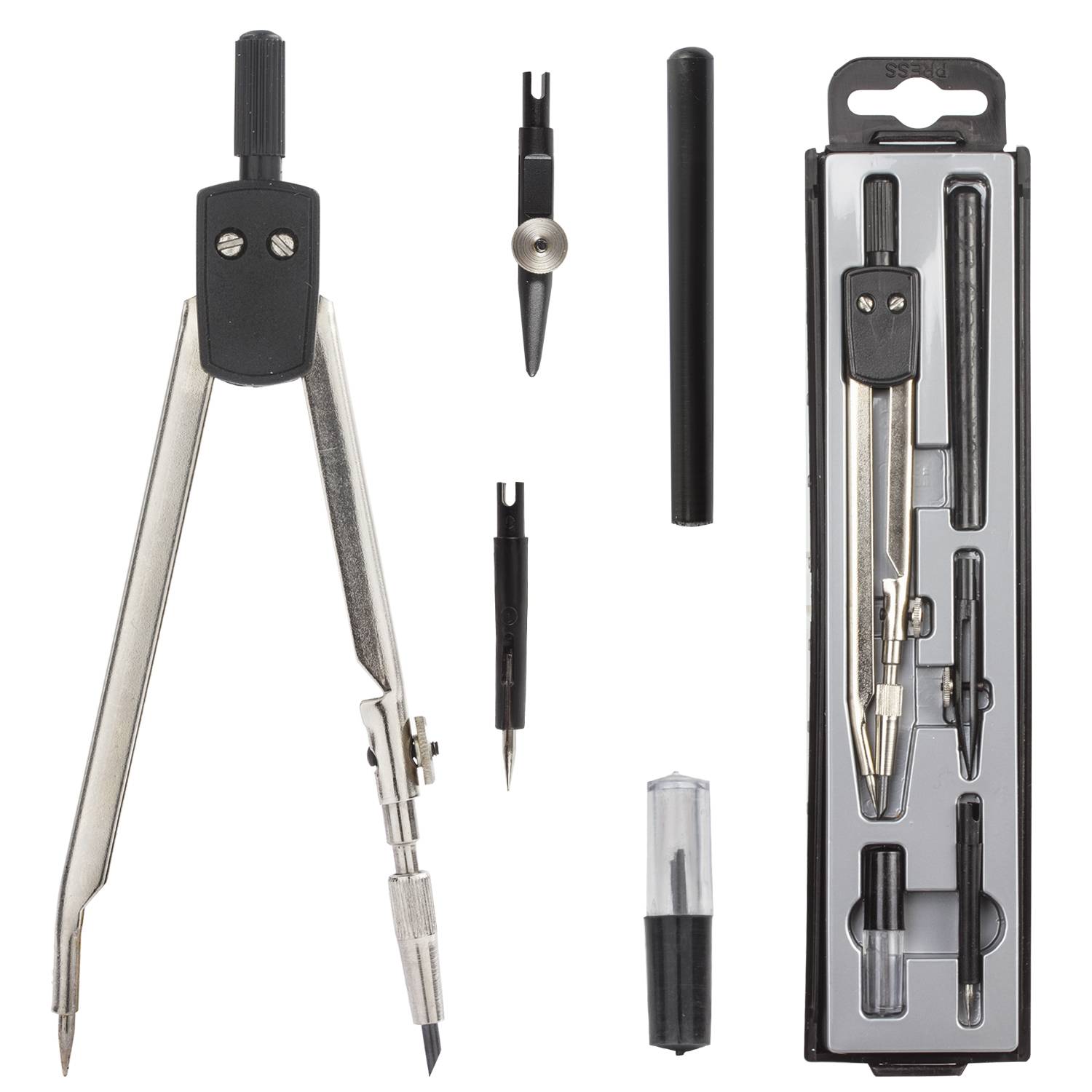 набор чертёжный 5 предметов глобус "юниор" 125мм Набор чертёжный 5 предметов глобус "юниор" 125мм