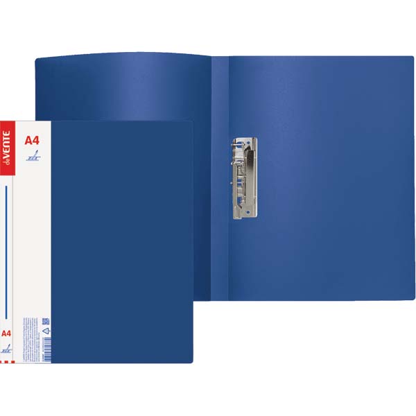 папка пласт. с зажимом "devente daily" синяя Папка пласт. с зажимом "devente daily" синяя