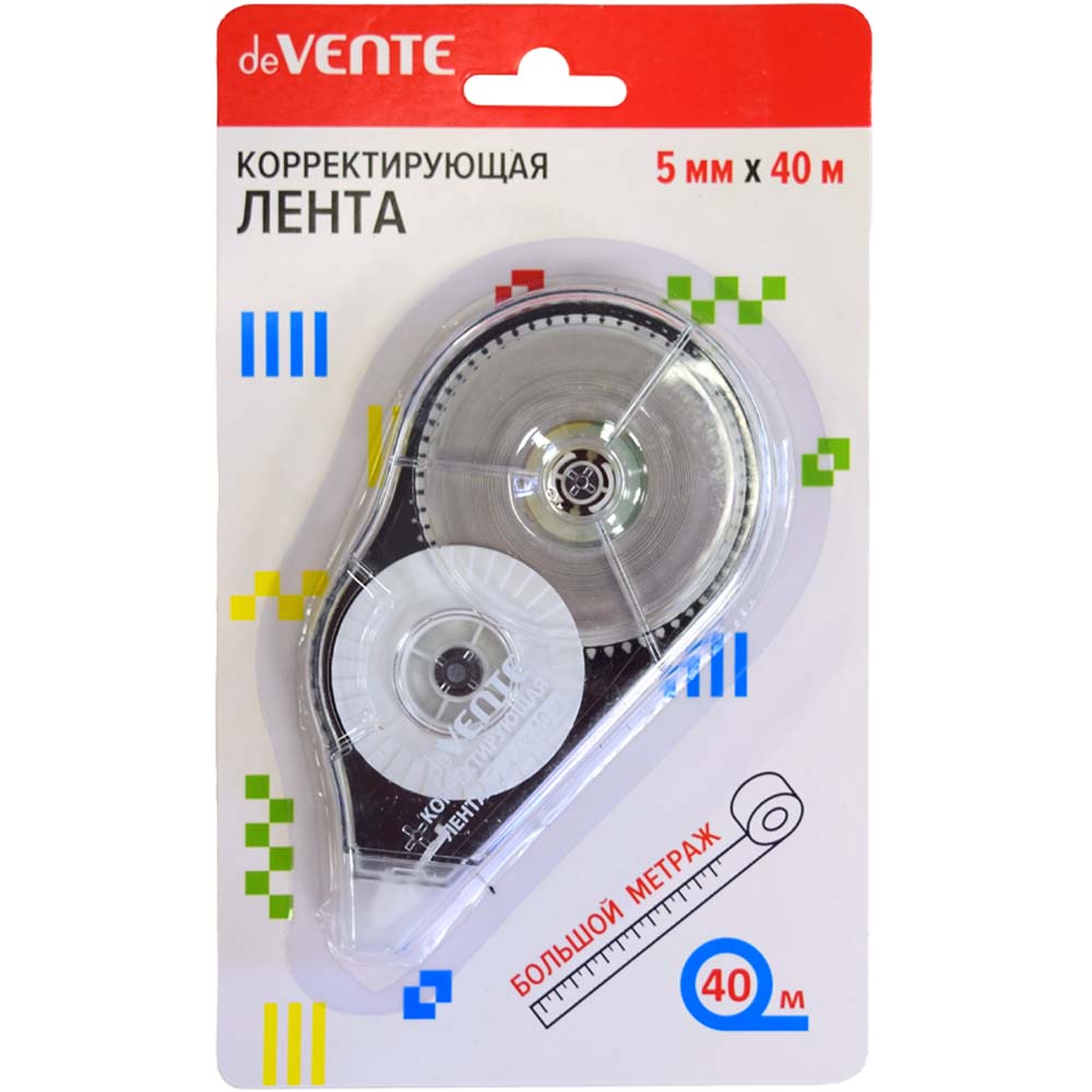 корректирующая лента devente 5ммх40м Корректирующая лента devente 5ммх40м
