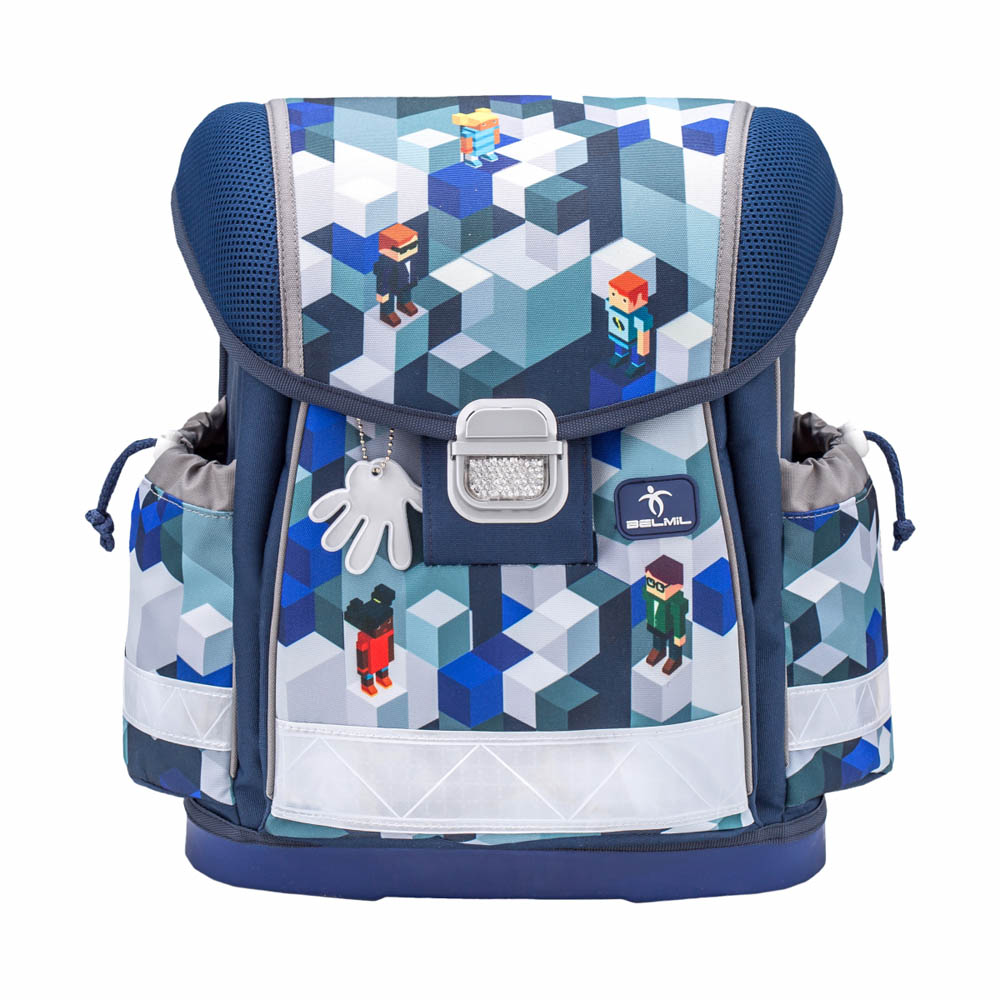 ранец "belmil" "classy bricks" 36х32х19см эрг.спинка Ранец "belmil" "classy bricks" 36х32х19см эрг.спинка