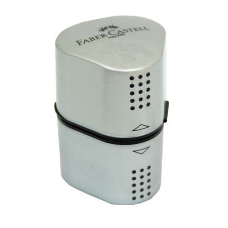 точилка "faber castell grip 2001 trio" с контейнером Точилка "faber castell grip 2001 trio" с контейнером
