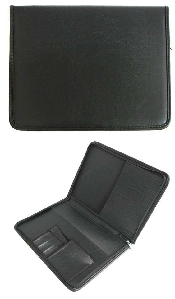 папка кож.зам. "люкс №3" 37х27,5х3см чёрная Папка кож.зам. "люкс №3" 37х27,5х3см чёрная