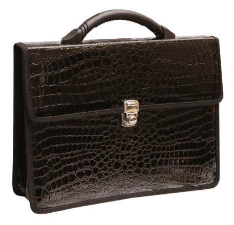портфель кож.зам. лак "анаконда" черный Портфель кож.зам. лак "анаконда" черный