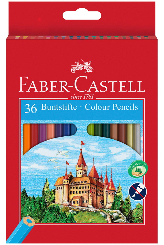 карандаши цветные "faber-castell замок" 36 цв. Карандаши цветные "faber-castell замок" 36 цв.