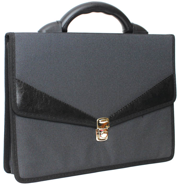 портфель текстиль комб. "ладога" серый Портфель текстиль комб. "ладога" серый