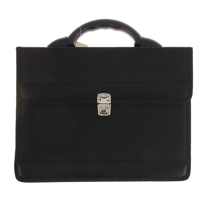 портфель текстиль комб. "приморск" черный Портфель текстиль комб. "приморск" черный