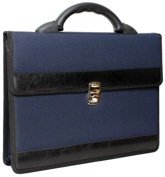 портфель текстиль комб. "приморск" синий Портфель текстиль комб. "приморск" синий