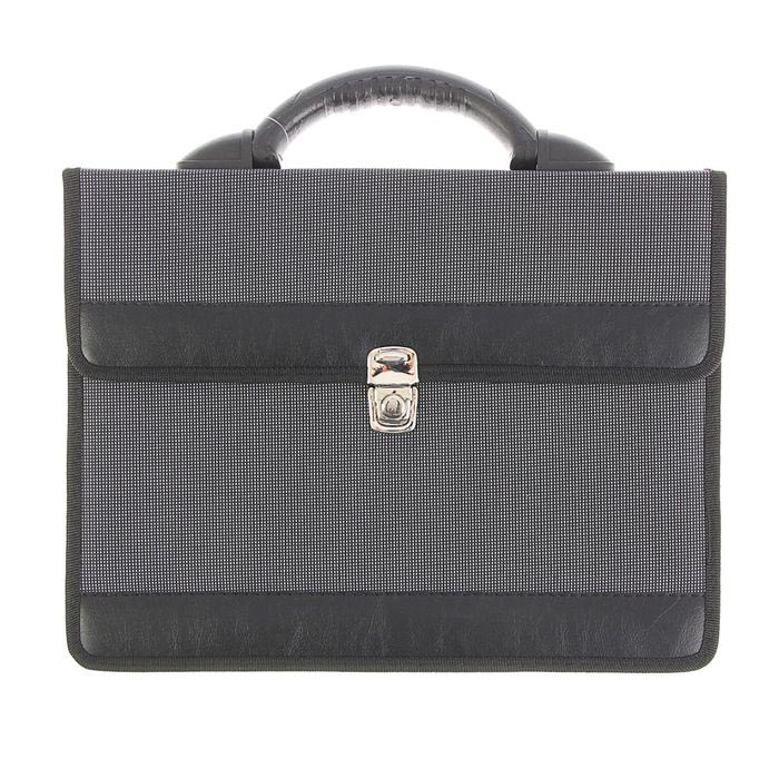 портфель текстиль комб. "приморск" серый Портфель текстиль комб. "приморск" серый