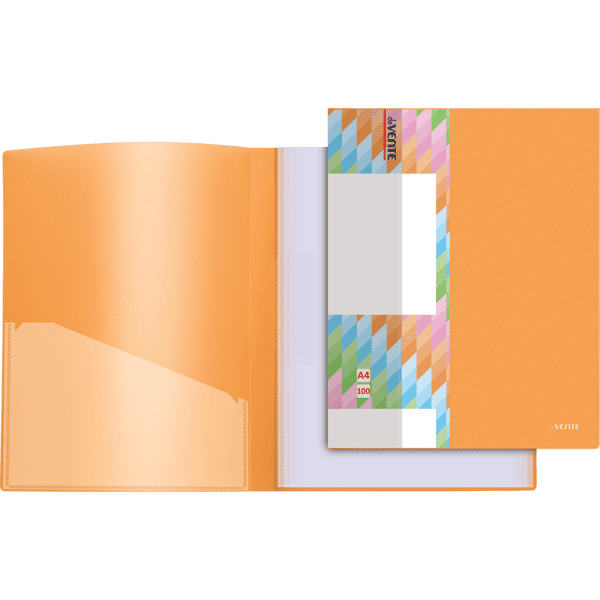 папка пл. с 100 вклад. а4 "devente" juicy 600мкм оранжевая Папка пл. с 100 вклад. а4 "devente" juicy 600мкм оранжевая