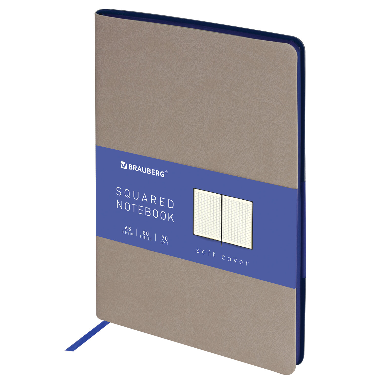 книжка записная а5 интегр.обл. 80л. кл. "metropolis mix" серая (brauberg) цв.срез,тонир.блок,кож.зам. Книжка записная а5 интегр.обл. 80л. кл. "metropolis mix" серая (brauberg) цв.срез,тонир.блок,кож.зам.