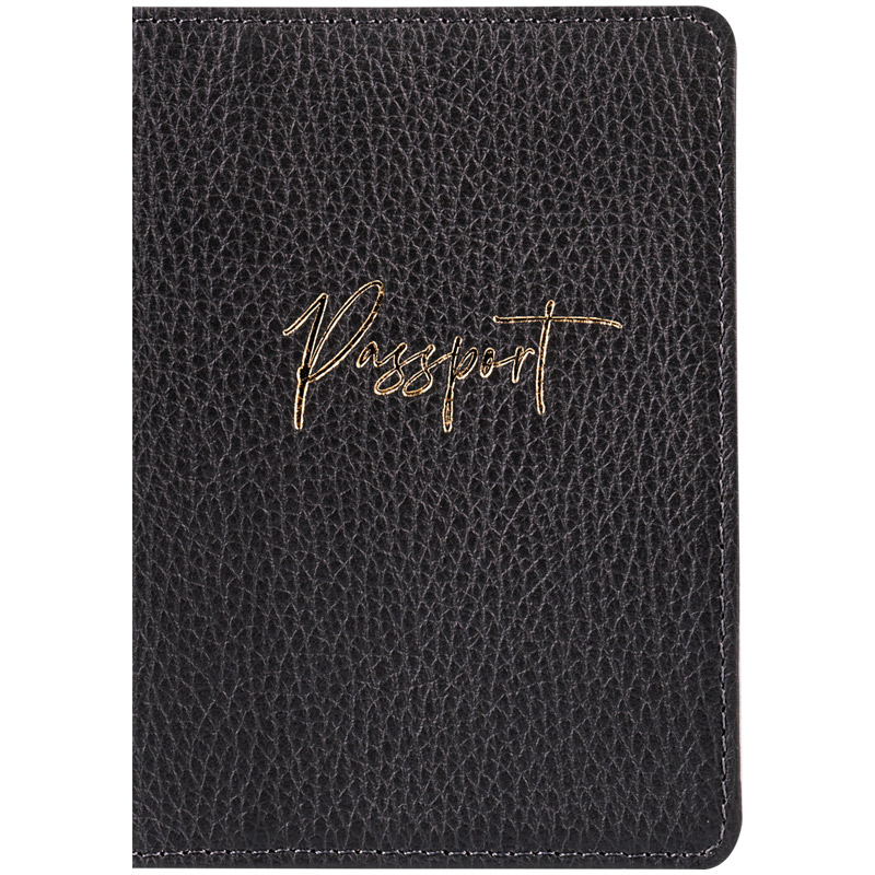 обложка д/паспорта нат.кожа "naples" серая тиснен.фольгой Обложка д/паспорта нат.кожа "naples" серая тиснен.фольгой