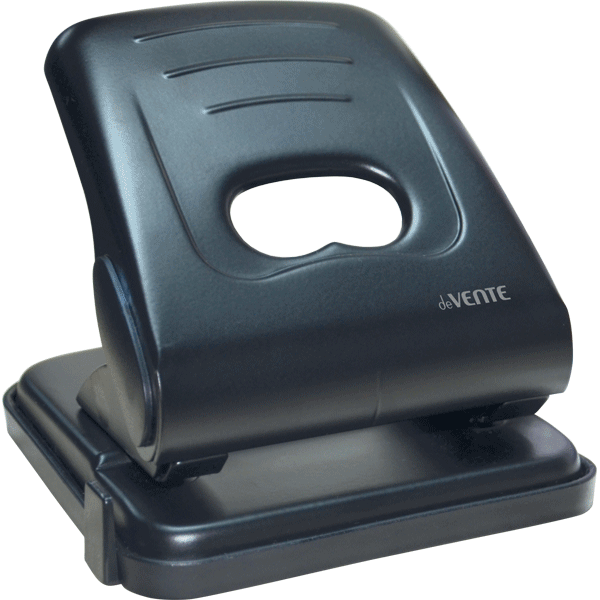 дырокол "devente" на 35л.черн.металл.с линейкой Дырокол "devente" на 35л.черн.металл.с линейкой