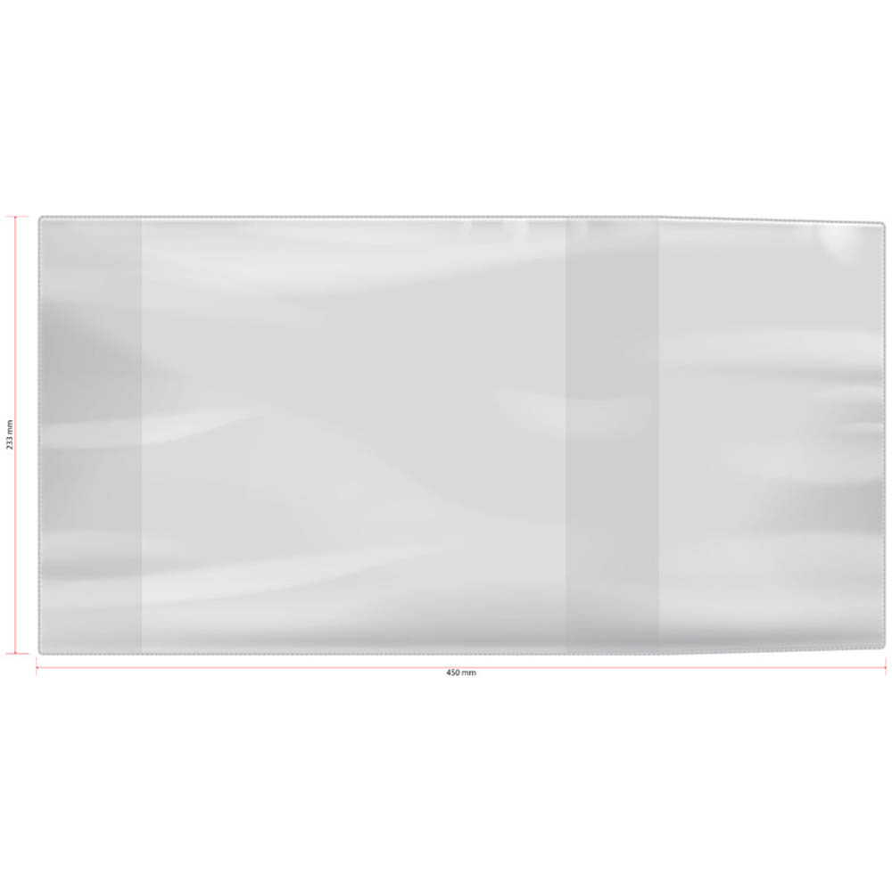 обложка для книг пвх универсальная 10шт (233х455 мм) Обложка для книг пвх универсальная 10шт (233х455 мм)